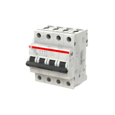 ABB S203MT-C4NA, 3 fázový jistič (3+N), 4A, C, 10kA, určeno pro drážní aplikace