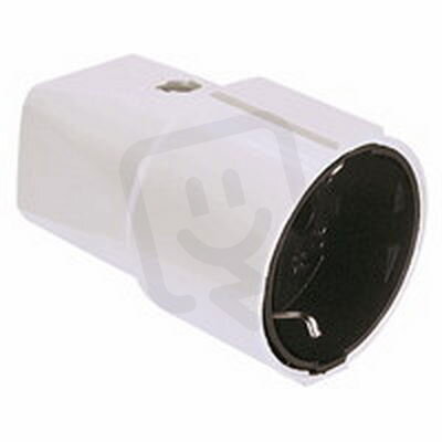 Bachman 912.270 coupling with earthing contact central white
