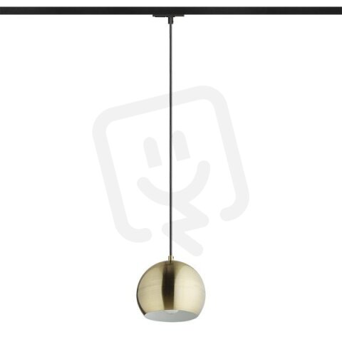AGNETA pro jednookr. lištu závěsná česaná mosaz 230V E27 40W RENDL R13972