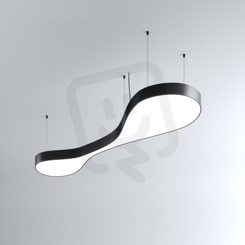 LED Svítidlo MI-BUBBLE-04, 78W, 3000K, bez trafa, 24VDC, IP20, černá