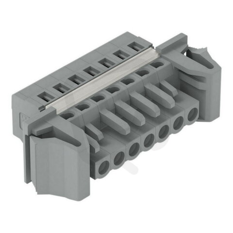 1vodičová pružinová svorkovnice, CAGE CLAMP, 2,5 mm2, Šedá WAGO 231-105/124-000