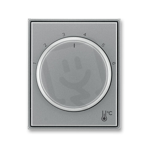 Kryt termostatu s otočným ovládáním, ocelová ABB 3292E-A00300 36