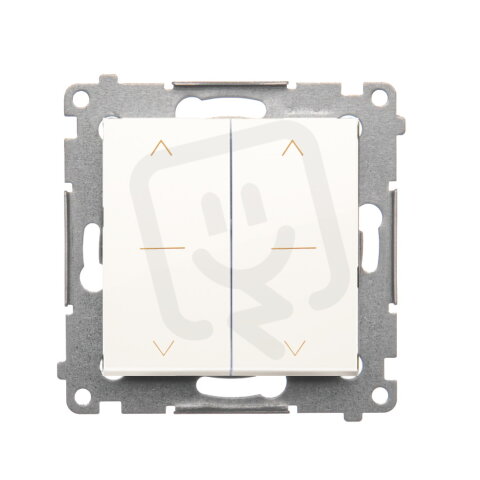 Spínač žaluziový třípolohový 2 násobný (