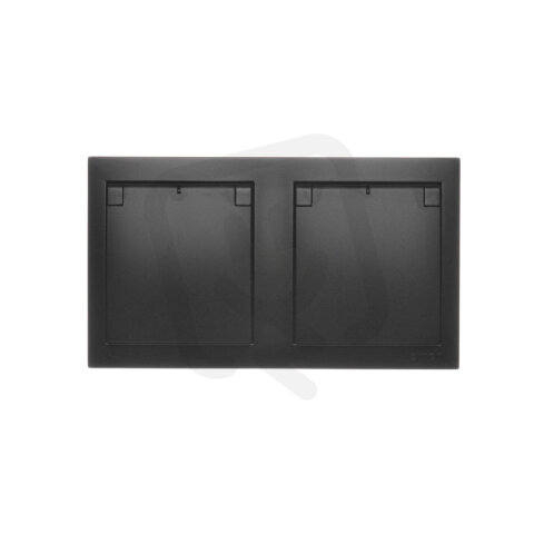 Zásuvka silová 2 násobná typ E (přístroj