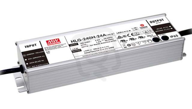 Napájecí zdroj pro LED 240W 12V IP65 MEAN WELL HLG-240H-12A
