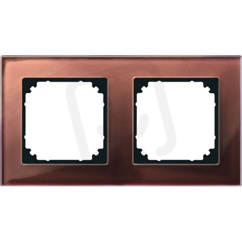 Rámeček M-Elegance 2násobný Mahogany Br SCHNEIDER 489215