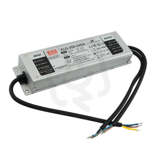 Stmívatelný napěťový zdroj 192W 12V MEAN WELL ELG-200-12DA-3Y