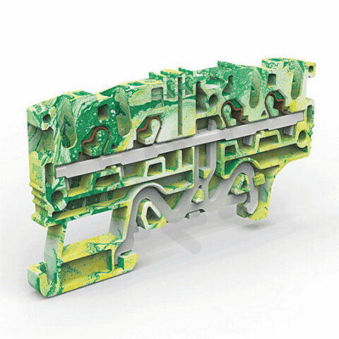 Pružinová řadová svorka push-in EFCE.2/2+2 (PE) žlutozelená MOREK EFCE220