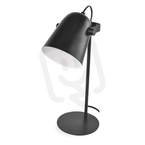 Stolní lampa NINA na žárovku E27, černá EMOS Z7642B
