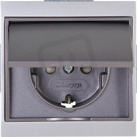 911550081 Earthed socket outlet with hin