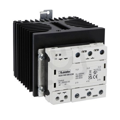 SSR relé 3P 48A s chladičem