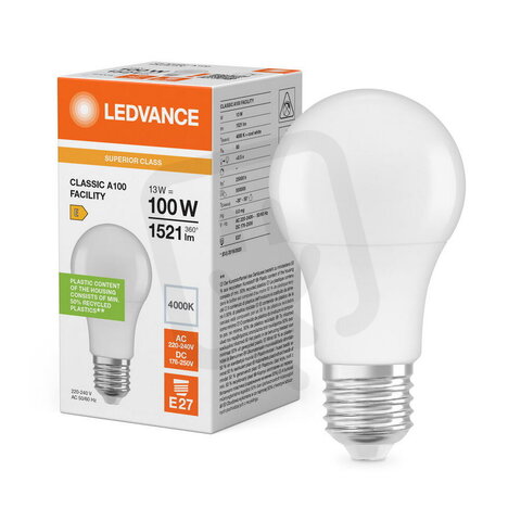 LED CLA100 FA 13W 840 FR E27 S     LEDV