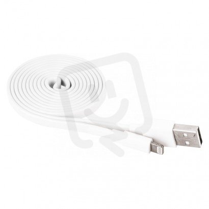 Nabíjecí a datový kabel USB-A 2.0/Lightning MFi, 1 m, bílý EMOS SM7013W