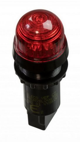Indikační signálka HIS-99-KM R 24AC/DC V2 d22mm ELECO 266585