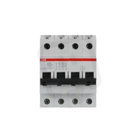 S204-K63 4 fázový jistič 63 A char. K 6kA ABB 2CDS254001R0607