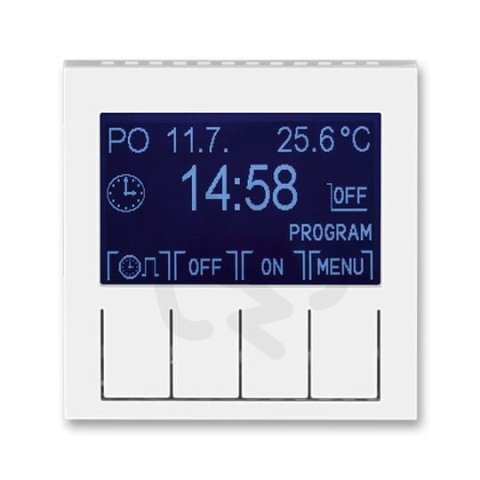 Hodiny spínací programovatelné 3292H-A20301 01 bílá/ledová bílá Levit ABB