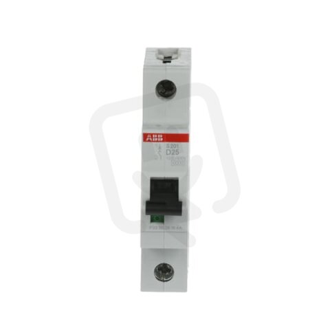 S201-D25 1 fázový jistič 25 A char. D 6kA ABB 2CDS251001R0251