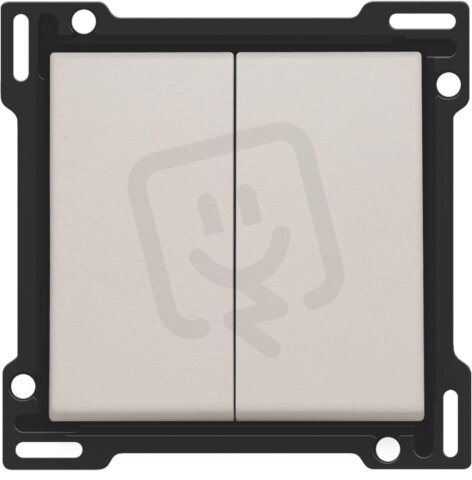 2x 1/2 Kolébka-LIGHT GREY NIKO 102-61505