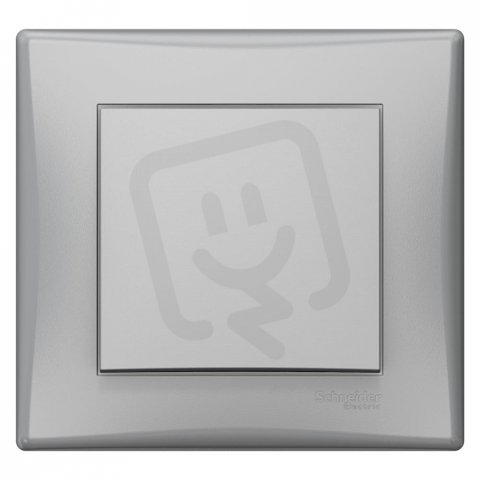 Sedna Ovládač tlačítkový, řazení 1/0, Aluminium SCHNEIDER SDN0700260