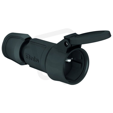Spojka CZ + víčko 16A 3p 230V IP54 (černá) BALS 7492