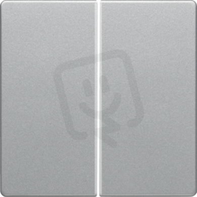 KNX RF tlačítko 2-násobné, quicklink, Q.x, stříbrná sametová BERKER 85146124