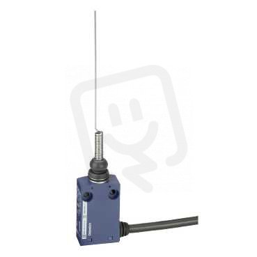 Polohový spínač plast miniaturní, kabel 1m kočičí vous 1V+1Z mžik. XCMN2106L1