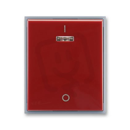 ABB Element 3558E-A00933 24 Kryt jednoduchý s potiskem a čirým průzorem