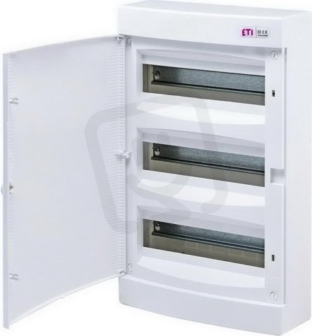 Nástěnná rozvodnice ECT36PO 36M (3x12) IP40 ETI 001101009