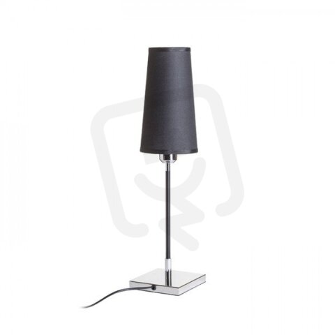 LULU stolní černá chrom 230V E27 28W RENDL R12465