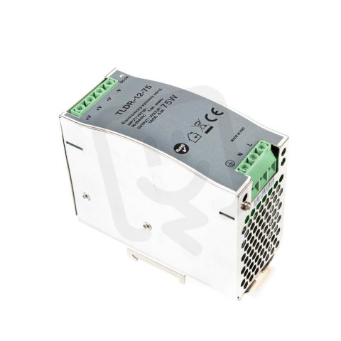Zdroj na DIN lištu 12V 75W TLDR-12-75 vnitřní T-LED 05404