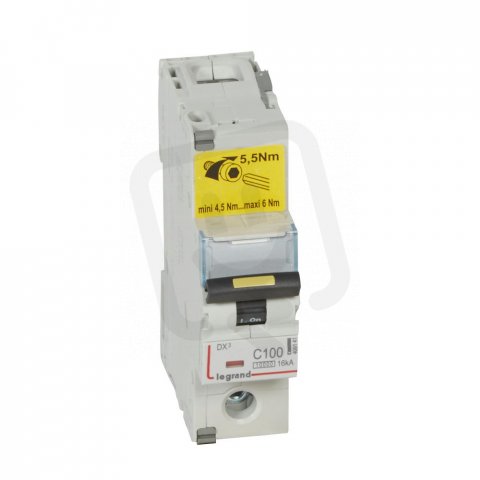 DX3 JISTIČ, 1 PÓLOVÝ, CHAR. C,100A 10000A/16KA LEGRAND 409141
