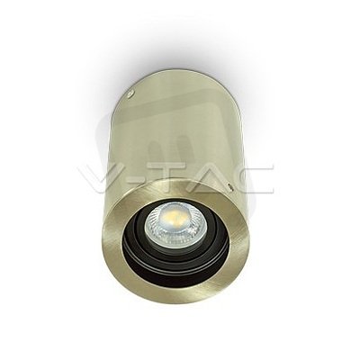 GU10 Fitting Surface Round Satin Nickle,