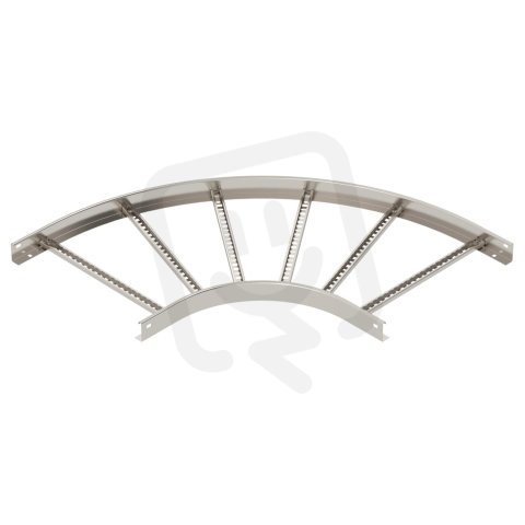 OBO LB 90 650 R3 A4 Oblouk 90° pro kabelový žebřík 60x500 Nerez