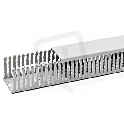 Kanál bezhalogenový 75 x 75 mm (š x v), barva RAL 7035 SCHRACK RH732899--