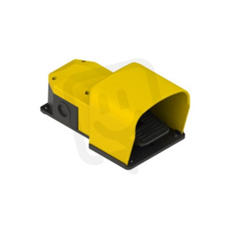 Nožní spínač PX12040, žlutý, IP53 (2NO+2NC), dvoustupňový PIZZATO PX12040