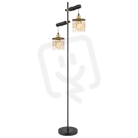 Stojací lampa COMMA mosaz 2xE27, max. 40W 230V GLOBO 15533S