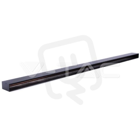 Hanging Aluminum Track Rail Black