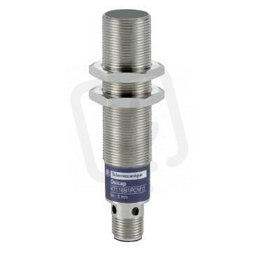 Schneider XT118B1PCM12 Kapacitní čidlo válcové M18,24V DC,PNP,M12