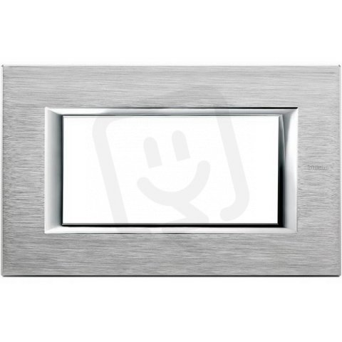 Legrand HA4804CR BTAX RÁMEČEK 4M CHROM BROUŠENÝ