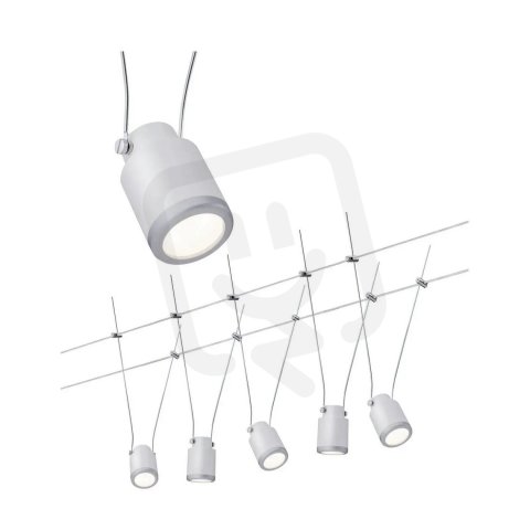 Wire System TunLED 5x4W White/chrome mt
