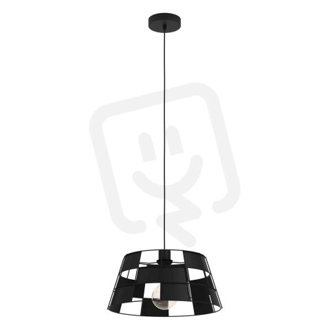 Závěsné svítidlo PONTEFRACT 1xE27 černá 1X40W IP20 EGLO 43892
