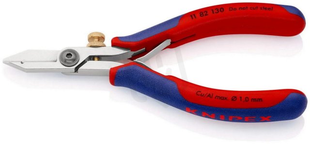 Kleště na odstranění izolace pro elektroniku 140 mm KNIPEX 11 82 130