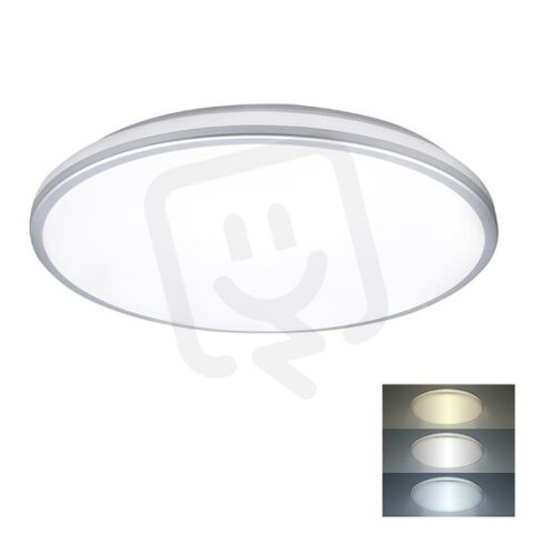 LED osvětlení s ochranou proti vlhkosti IP54 18W 1530lm 3CCT 33cm SOLIGHT WO796