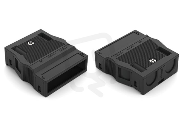 Pouzdra s odlehčením tahu 4pól. pro 2 vedení černá WAGO 770-504/023-000