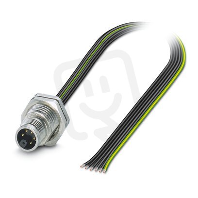 SACC-DSI-M12MSM-5PE-M16XL/0,5X Přístrojový konektor zezadu stěny 1238542