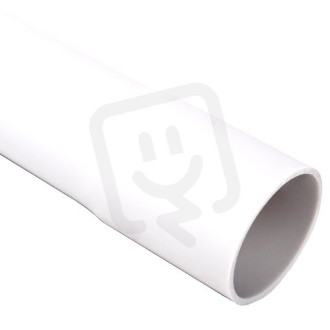 Tuhá hrdlovaná trubka PVC pr. 20 mm, 22411, 320N/5cm, bílá, délka 3 m.