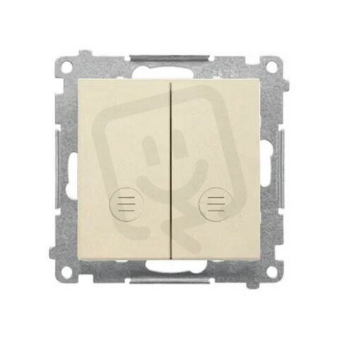 TW6/2L2.01/X/144 Přepínač střídavý 2 nás