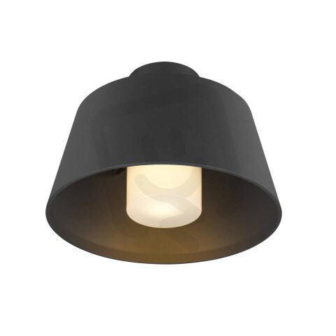 PHOTONI stropní přisazené svítidlo, kónické, 1x max. 13 W, E27, černá