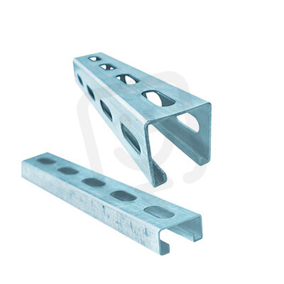 Profil nosný 41x41 mm, tloušťka 2 mm, perforace 3 strany, 3 m, Sendzimir