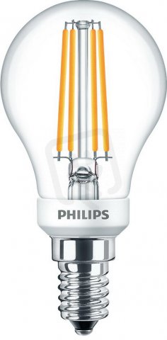 LED žár.E14 5-40W 827 P45 470lm čirá FIL